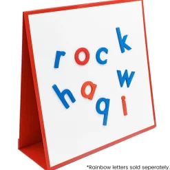 Flat River Group Junior Learning Double-Sided Tabletop Pocket Chart - Red & White* Preschool Education Toys & Activities