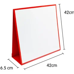 Flat River Group Junior Learning Double-Sided Tabletop Pocket Chart - Red & White* Preschool Education Toys & Activities