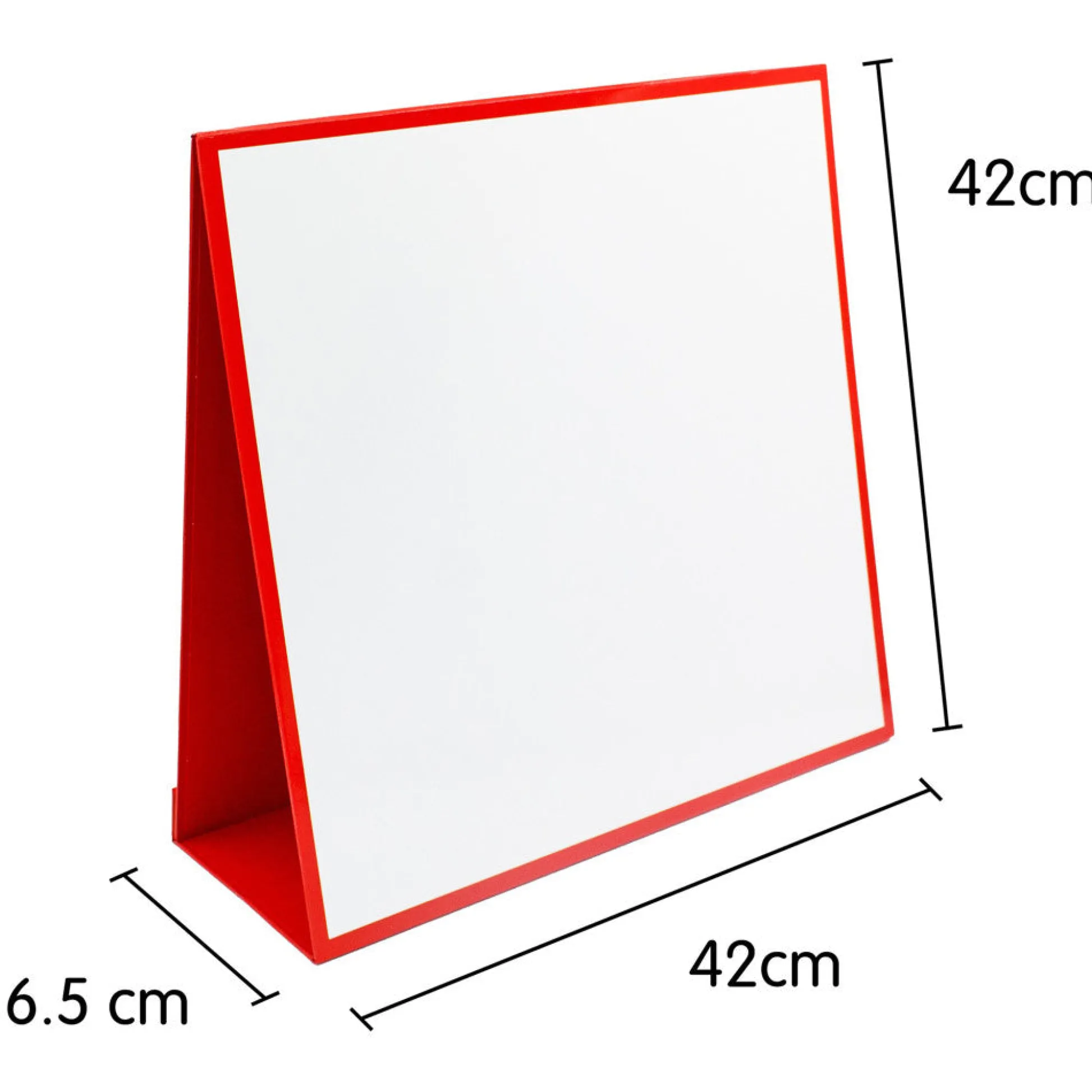 Flat River Group Junior Learning Double-Sided Tabletop Pocket Chart - Red & White* Preschool Education Toys & Activities