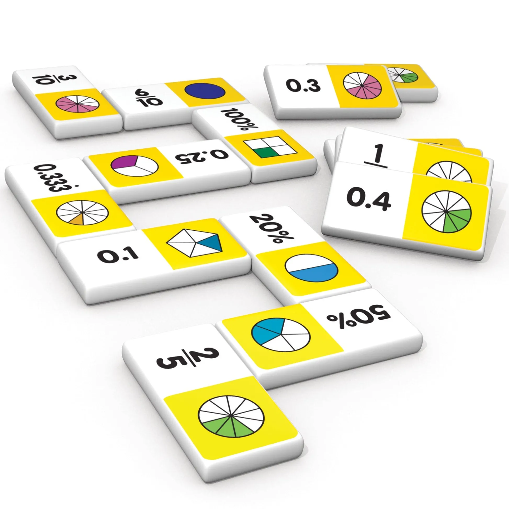 Educators Resource Junior Learning Equivalence Dominoes Game - 2 Pack Learning Set* Dominoes & Tiles Games
