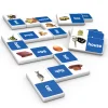 Flat River Group Junior Learning First Words Dominoes - Educational Set for Ages 4-5* Preschool Education Toys & Activities