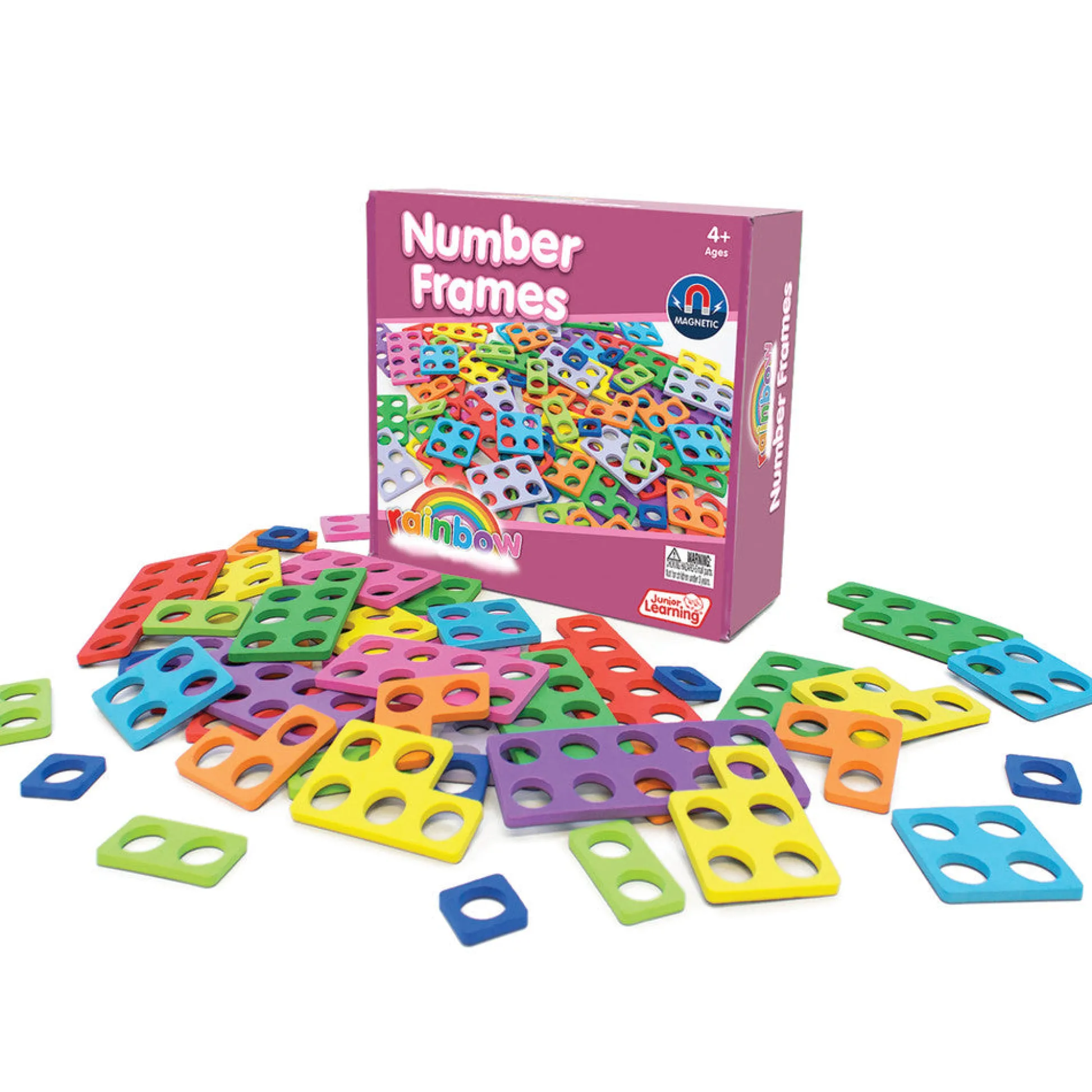 Flat River Group Junior Learning Food Fractions Puzzle Set - Educational Math Game* Puzzles