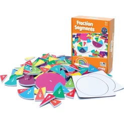 Flat River Group Junior Learning Fraction Segments - Magnetic Circle Puzzle Set* Math Toys|Math, Counting & Time