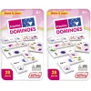 Educators Resource Junior Learning Fraction Dominoes - Educational Math Game - 28 Pieces* Dominoes & Tiles Games