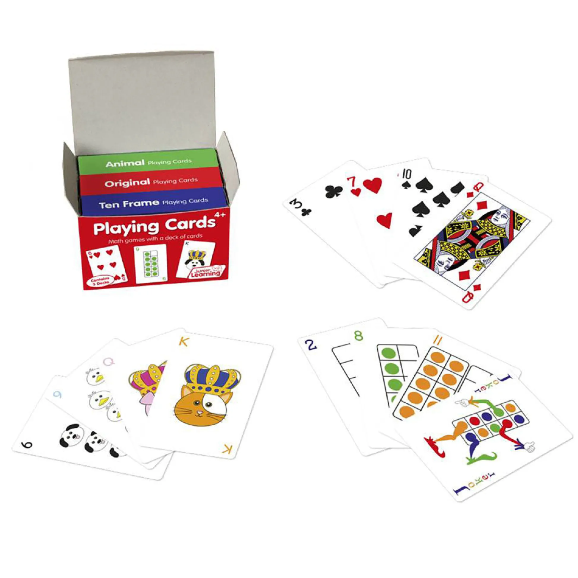Flat River Group Junior Learning Idiom Mastery Playing Cards - 100 Common English Phrases* Card Games