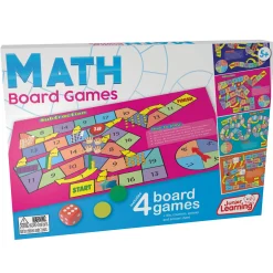 Educators Resource Junior Learning Math Board Games - Addition & Subtraction Adventure Pack of 2* Role-Playing Games|Board Games