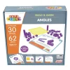 Flat River Group Junior Learning Mathcubes Angles Set - 62-Piece Educational Geometry Kit* Math Toys|Math, Counting & Time