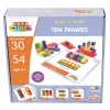 Flat River Group Junior Learning Mathcubes Ten Frames Set - Interactive Math Learning Toy* Math Toys|Math, Counting & Time