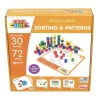 Flat River Group Junior Learning Mathcubes Set - Sorting & Patterns - 72 Pieces* Math Toys|Math, Counting & Time