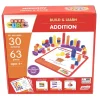 Flat River Group Junior Learning Mathcubes Addition Set - 30 Interactive Activities* Math Toys|Math, Counting & Time