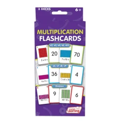 Flat River Group Junior Learning Multiplication Flashcards Set - Educational Math Game for Ages 5-6* Math Toys|Math, Counting & Time