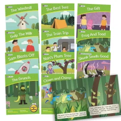 Flat River Group Junior Learning Phase 4 Set 2 - Fiction Readers for Early Literacy* Reading, Writing & Speech