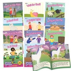 Flat River Group Junior Learning 12-Piece Long Vowel Sound Families Fiction Readers Set* Reading, Writing & Speech