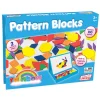 Educators Resource Junior Learning 100-Piece Rainbow Magnetic Pattern Blocks - Assorted Colors* Magnetic Tiles & Building Sets