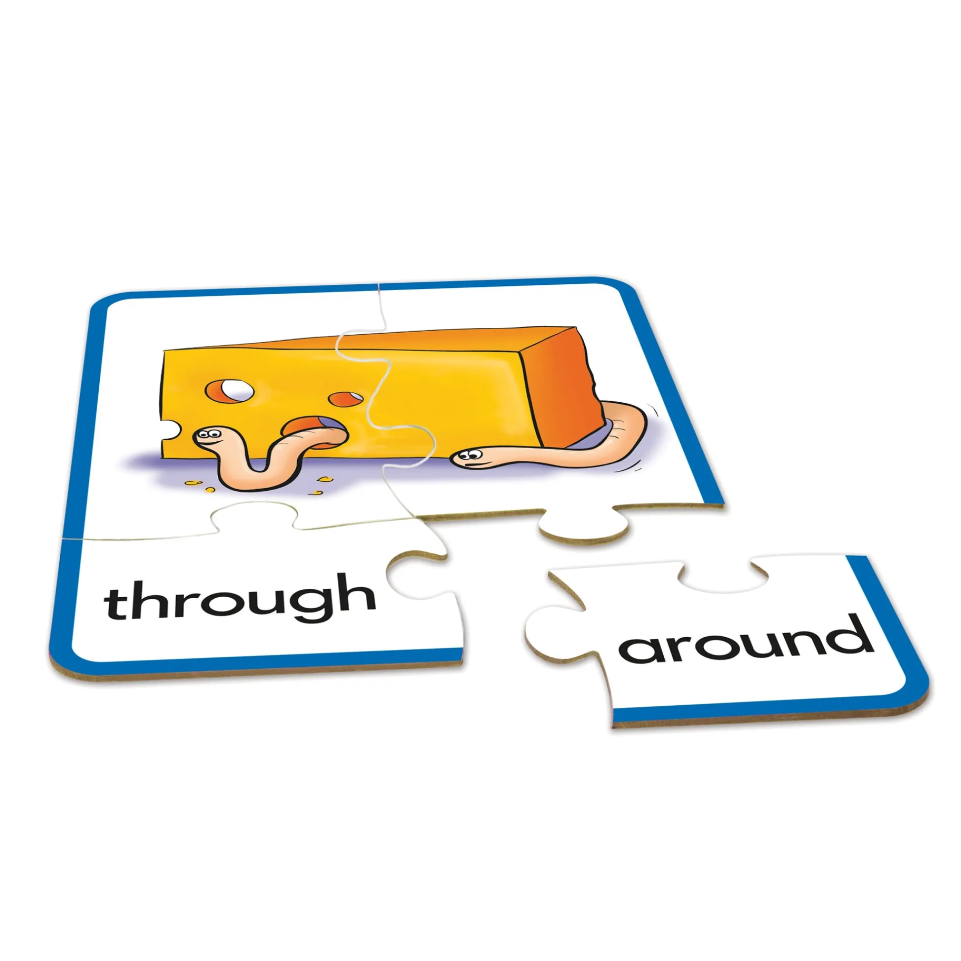 Educators Resource Junior Learning Preposition Puzzles - Multicolored Jigsaw Language Game* Puzzles