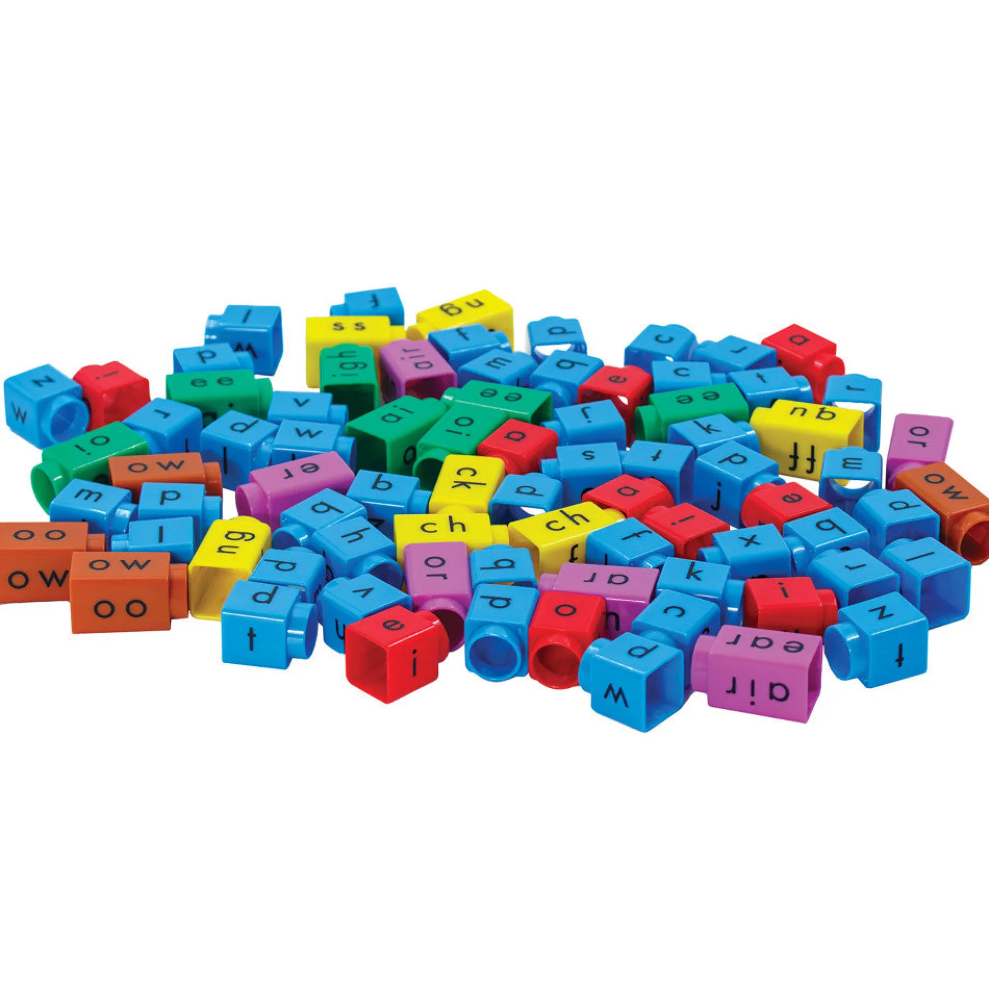 Flat River Group Junior Learning Rainbow Phonics Blox - Consonant Blends, Phase 4 - for Kids 5+* Preschool Education Toys & Activities