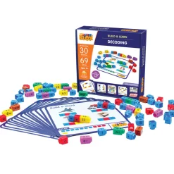 Flat River Group Junior Learning Rainbow Phonics Blox - Decoding Phase 3 - Educational Toy for Ages 5+* Preschool Education Toys & Activities