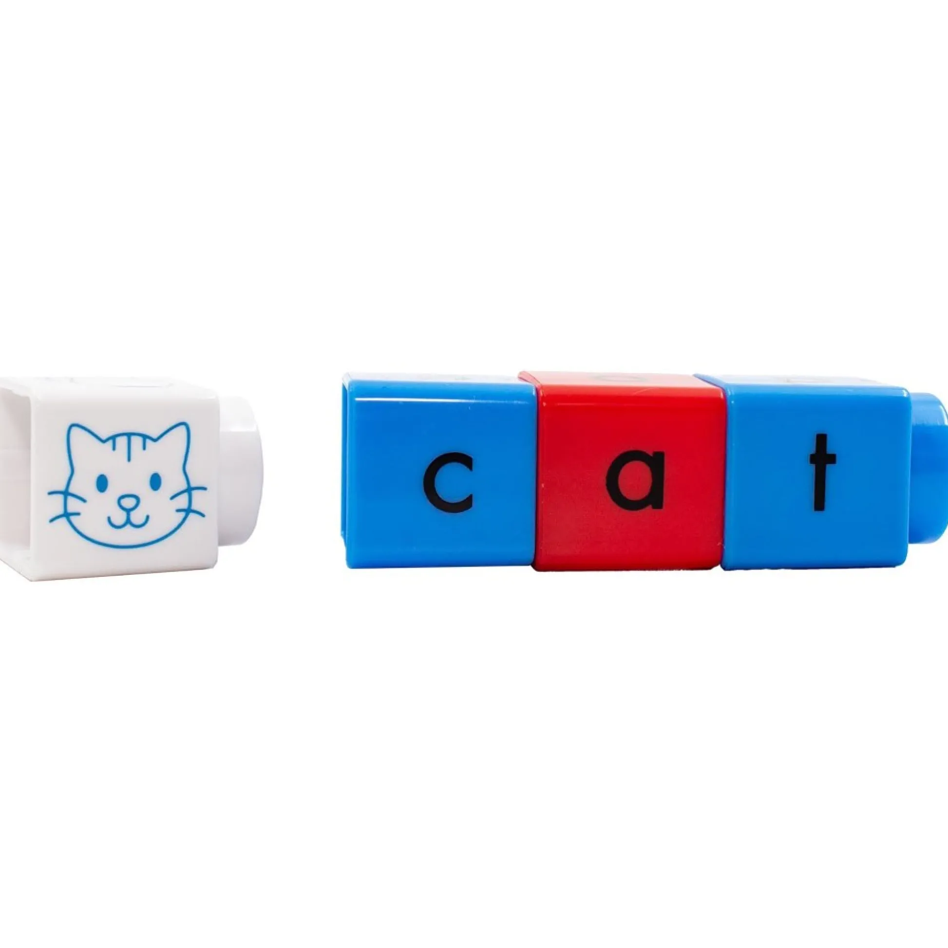 Flat River Group Junior Learning Rainbow Phonics CVC Blox Set - 70 Color-Coded Blocks* Preschool Education Toys & Activities