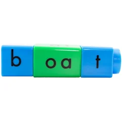 Flat River Group Junior Learning Rainbow Phonics - 58 Color-Coded Phonics Blox Set* Preschool Education Toys & Activities