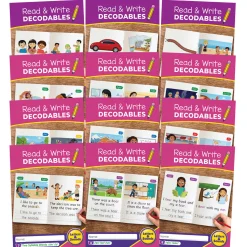 Flat River Group Junior Learning Read & Write Decodables Set B - Phonics and Handwriting Skills* Reading, Writing & Speech