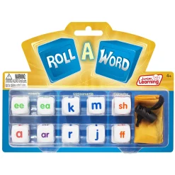 Educators Resource Junior Learning Roll A Word Dice Game - Colorful Educational Toy for Kids* Dice, Roll & Write Games