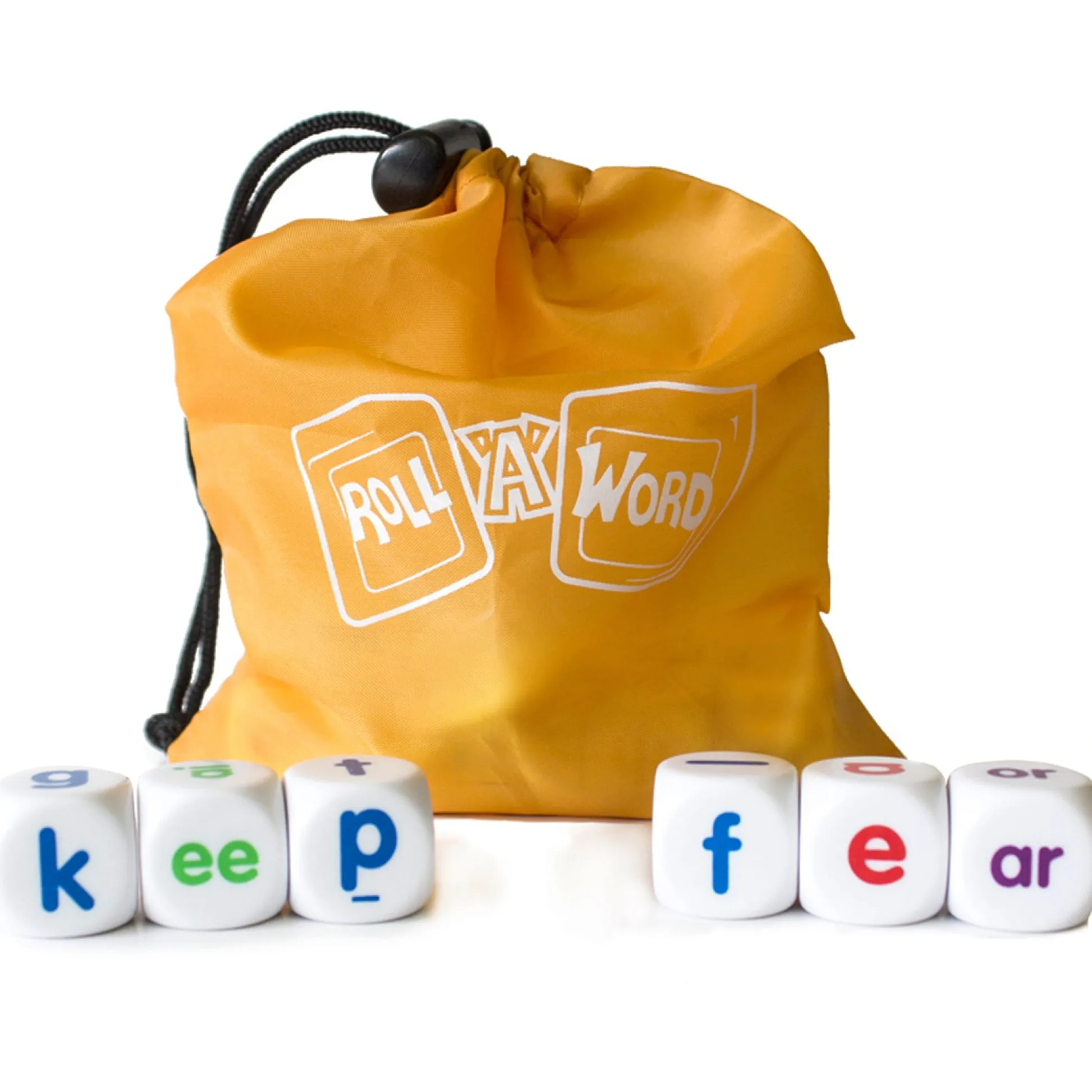 Educators Resource Junior Learning Roll A Word Dice Game - Colorful Educational Toy for Kids* Dice, Roll & Write Games