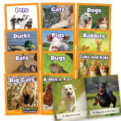 Flat River Group Junior Learning Science Decodables Set - Animal Science - Phase 2 Non-Fiction* Science & Discovery