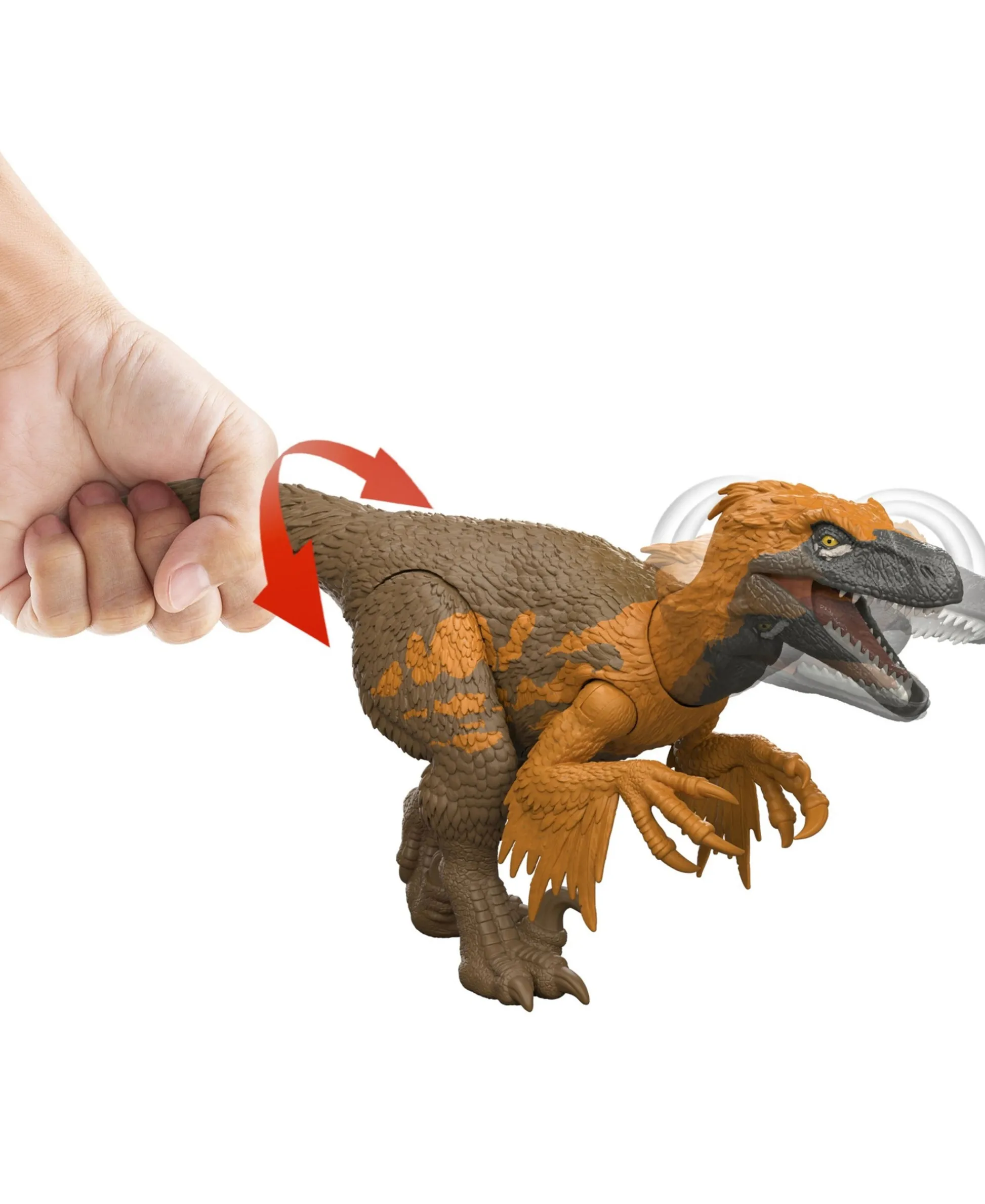 Macy's - Supplier Jurassic World Rebirth 12-Inch Utahraptor Action Figure - Wild Roar* Action Figures