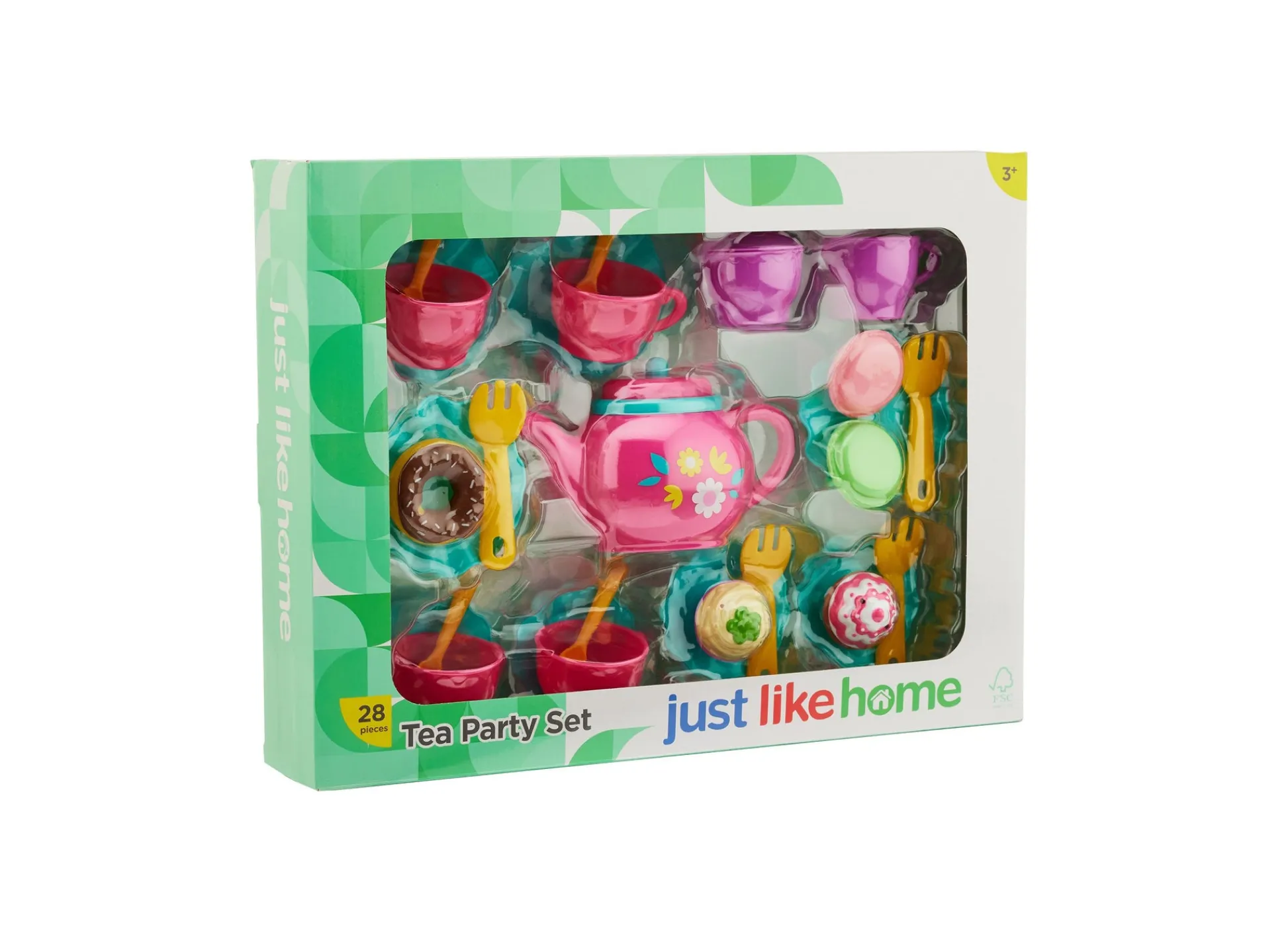 Macy's - Supplier Just Like Home Enchanted Tea Party Playset* Kitchens & Play Food|Dress Up