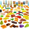 Macy's - Supplier Just Like Home 120-Piece Deluxe Play Food Set – Ultimate Kitchen Pretend Play* Kitchens & Play Food|Dress Up