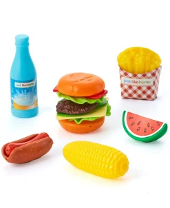 Macy's - Supplier Just Like Home 120-Piece Deluxe Play Food Set – Ultimate Kitchen Pretend Play* Kitchens & Play Food|Dress Up