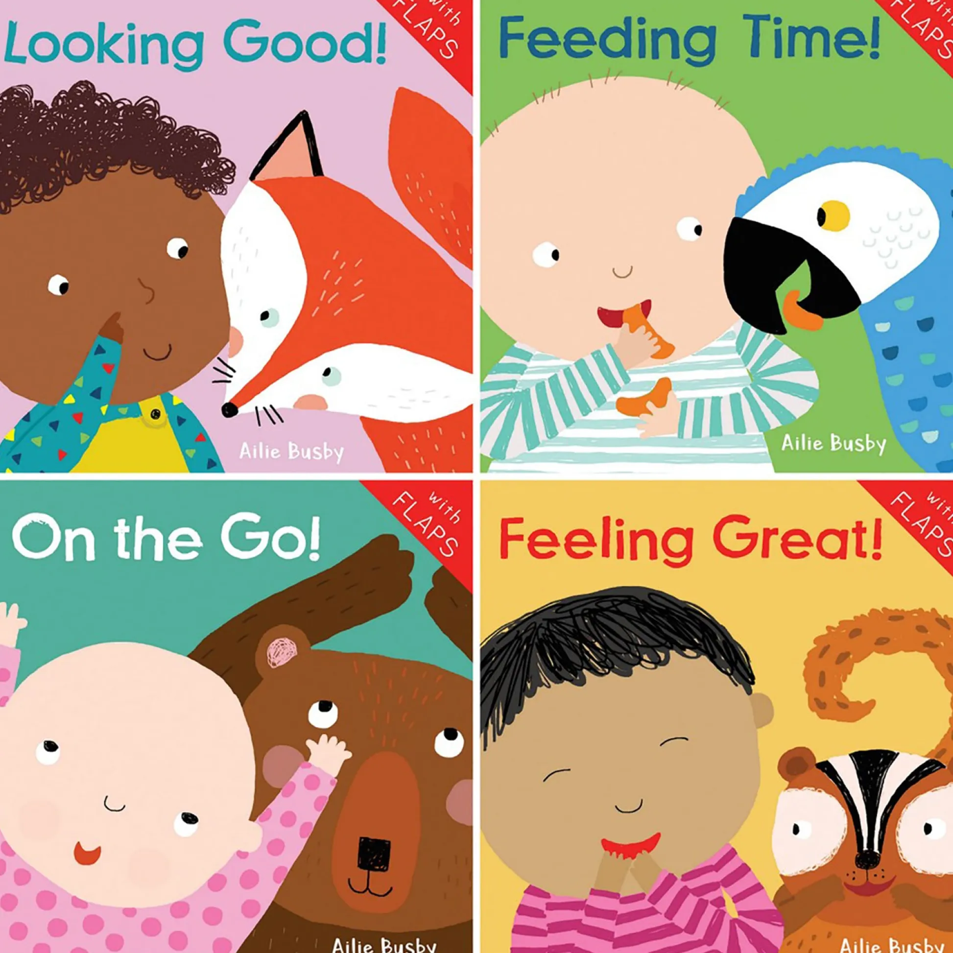 Educators Resource Just Like Me Emotions Explorer Board Book 4-Piece Set*Kids Kids Books|Board Books