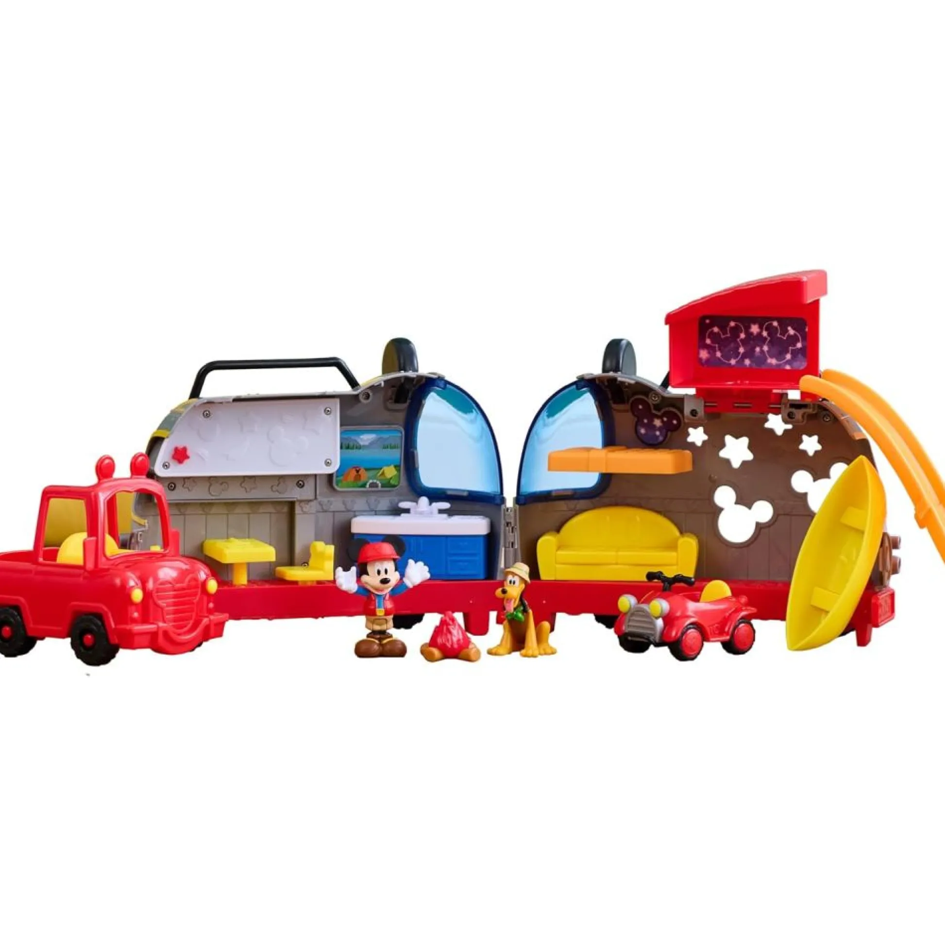 Calendar Holdings, LLC Just Play Mickey Mouse Outdoor Adventure Camper Playset* Playsets & Vehicles