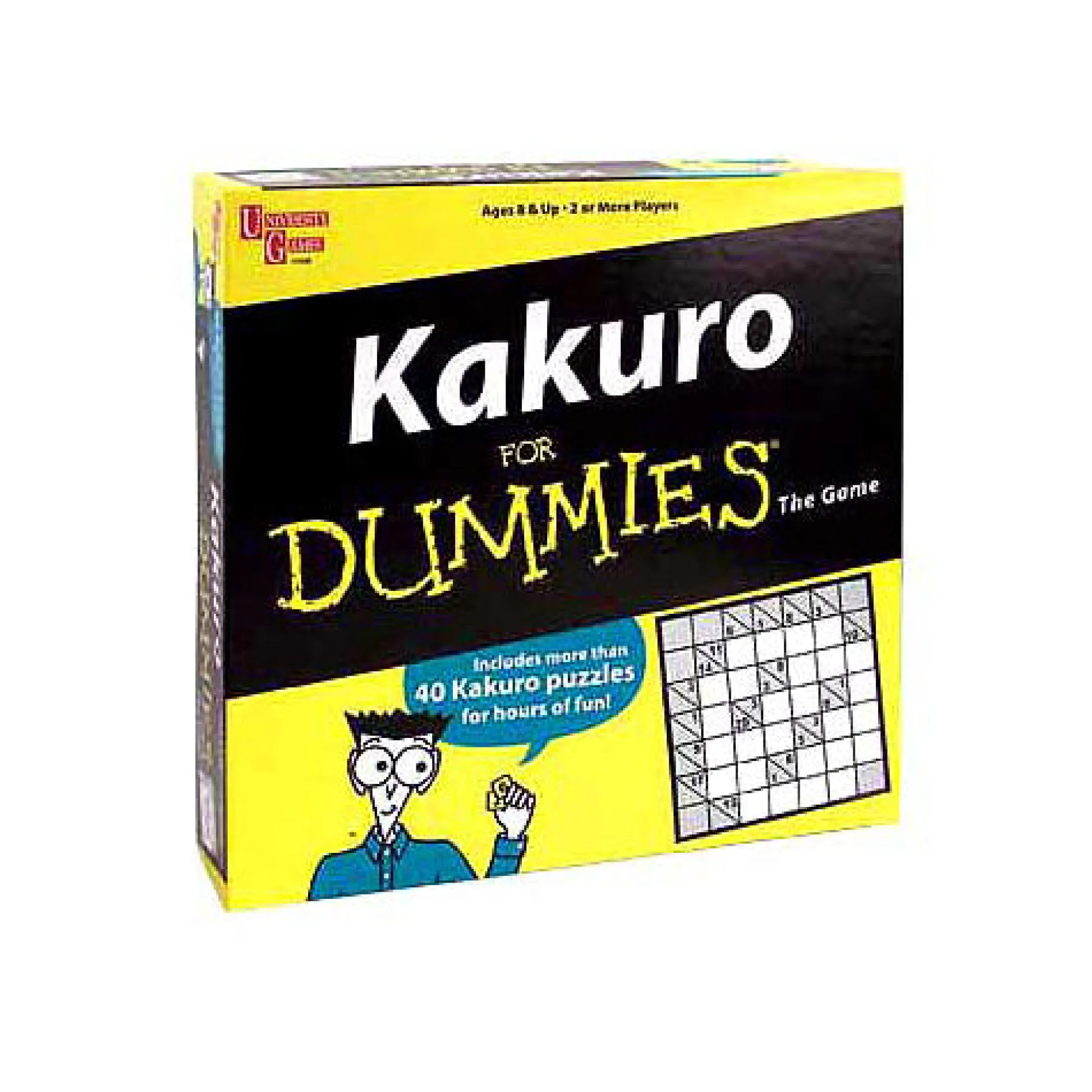 AreYouGame Kakuro for Dummies 121-Piece Puzzle Book Set* Boxed Book Sets|Puzzles