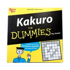 AreYouGame Kakuro for Dummies 121-Piece Puzzle Book Set* Boxed Book Sets|Puzzles