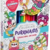 Readerlink Distribution Services Kaleidoscope Coloring: Purrmaids & Llamacorns Adventure* Reading, Writing & Speech
