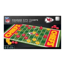 AreYouGame Kansas City Chiefs NFL Checkers Game Set by Masterpieces Puzzles* Board Games|Puzzles