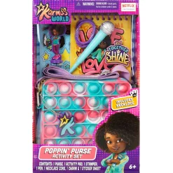 Flat River Group Karma's World Poppin' Purse Activity Set - Interactive Craft Kit* Crafts & Activities