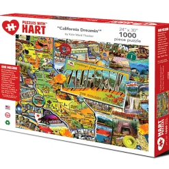 Flat River Group Kate Ward Thacker California Dreamin' Jigsaw Puzzle - 1000 pc* Puzzles