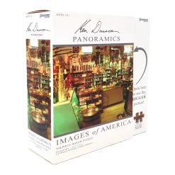 AreYouGame Ken Duncan Panoramic Jigsaw Puzzle - Cataract General Store, Indiana - 504 pc* Puzzles