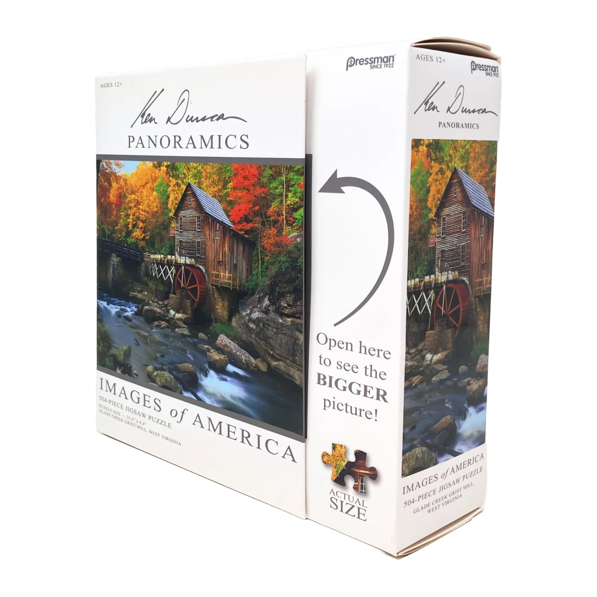 AreYouGame Ken Duncan Panoramics Glade Creek Grist Mill Jigsaw - 504 pc* Puzzles