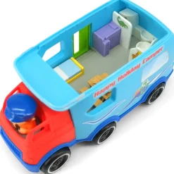 Flat River Group Kiddieland Light & Sound Motorized Happy Camper Toy Vehicle* Preschool Vehicles|Preschool Education Toys & Activities