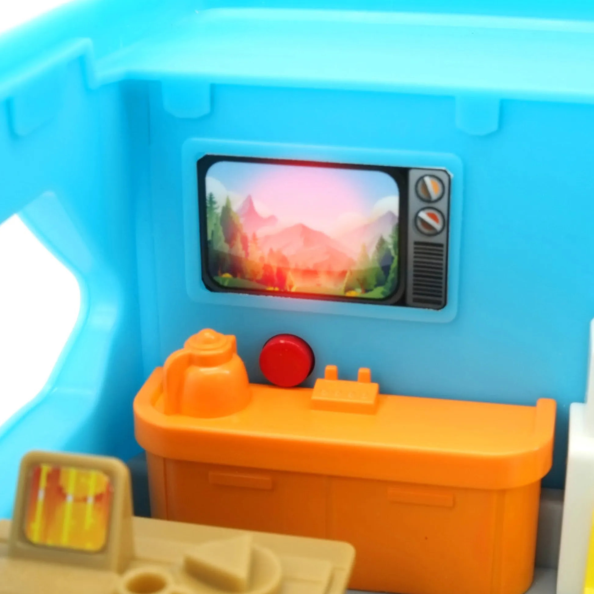 Flat River Group Kiddieland Light & Sound Motorized Happy Camper Toy Vehicle* Preschool Vehicles|Preschool Education Toys & Activities