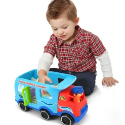 Flat River Group Kiddieland Light & Sound Motorized Happy Camper Toy Vehicle* Preschool Vehicles|Preschool Education Toys & Activities