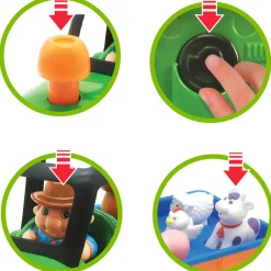 Flat River Group Kiddieland Light N' Sound Farm Tractor Playset with Animals* Preschool Vehicles|Preschool Education Toys & Activities