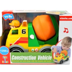Flat River Group Kiddieland Lights & Sounds Motorized Cement Mixer Toy* Preschool Vehicles|Preschool Education Toys & Activities
