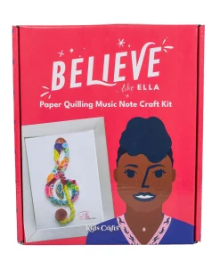 Flat River Group Kids Crafts Believe Like Ella Paper Quilling Music Note Craft Kit with 5x7 Frame* Crafts & Activities