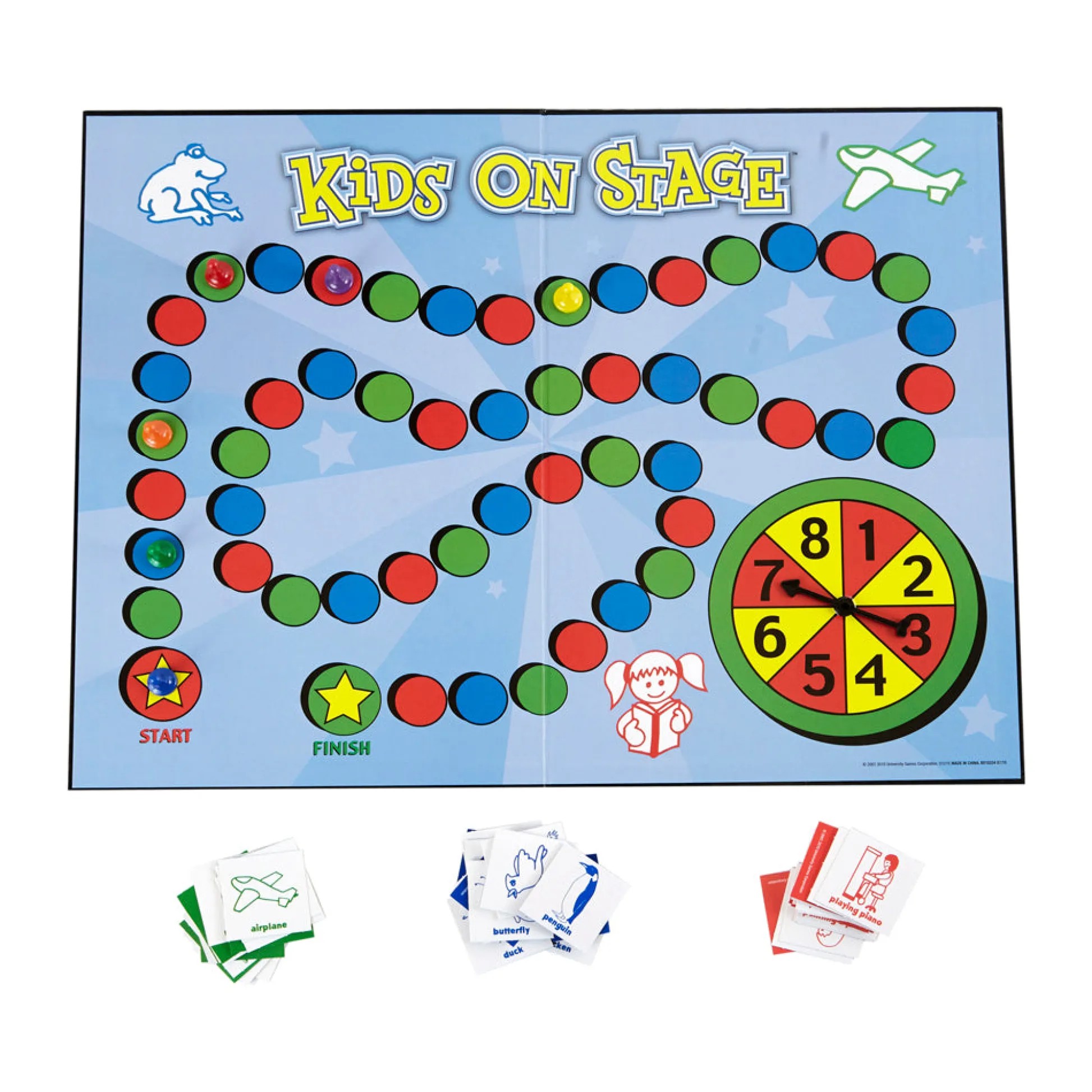 AreYouGame Kids on Stage Charades Board Game for Early Learners* Board Games|Role-Playing Games