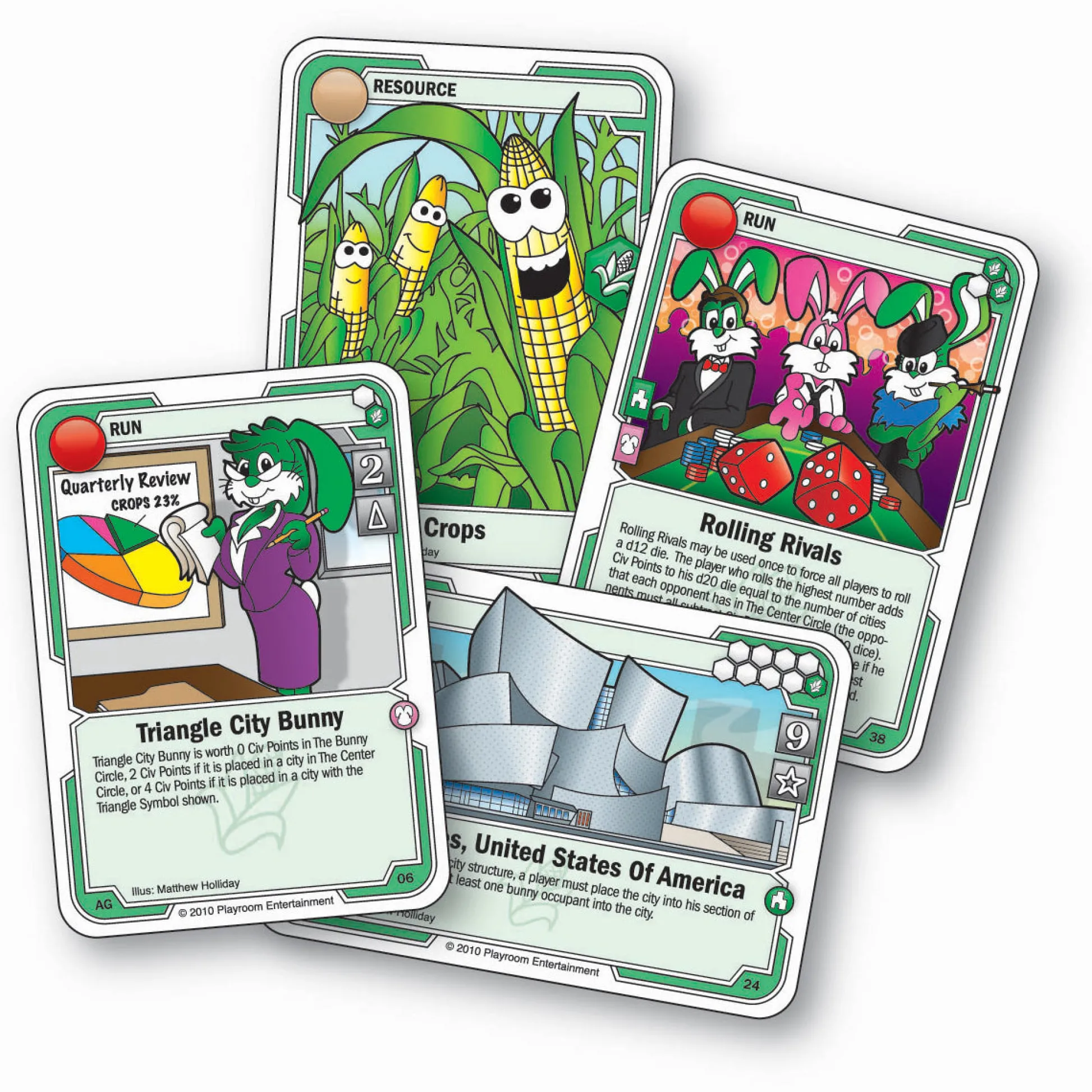 AreYouGame Killer Bunnies Odyssey Crops Starter Deck: Build, Battle & Harvest!* Card Games