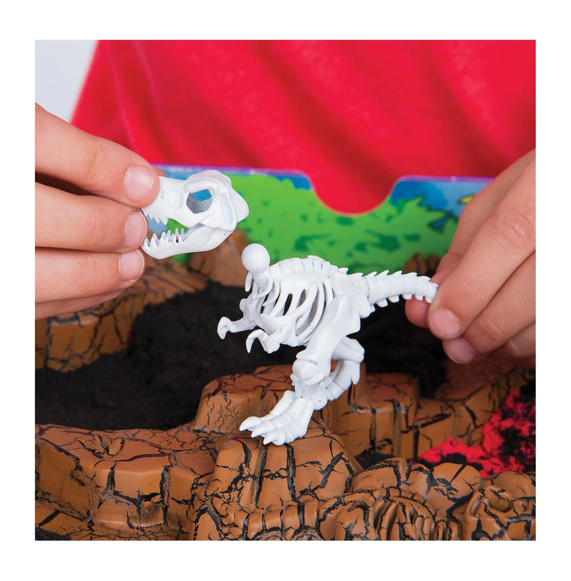 Macy's - Supplier Kinetic Sand - Dino Dig Playset - Excavation Adventure* Clay, Dough & Sand Art